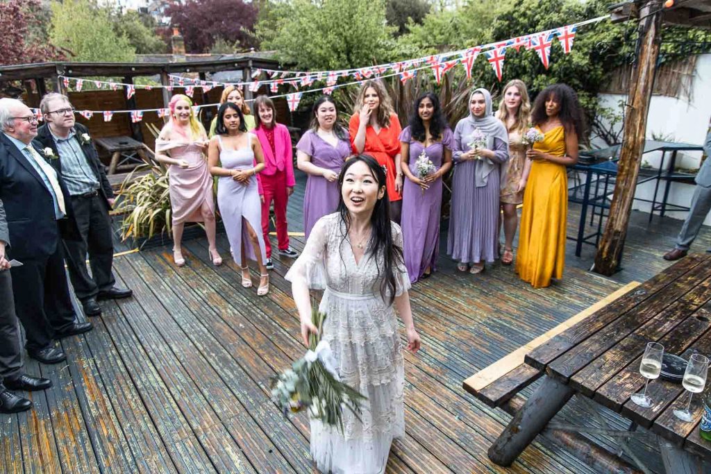 Bouquet throw wedding lewes