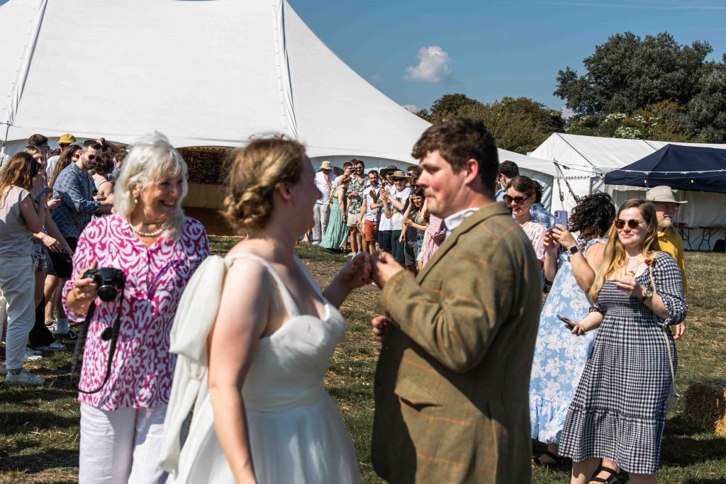 Documentary Wedding Photography at Party Fields, Lewes, East Sussex