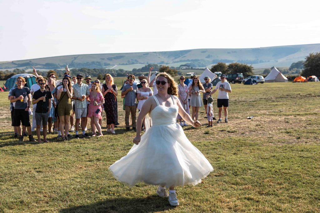 Documentary Wedding Photography at Party Fields, Lewes, East Sussex